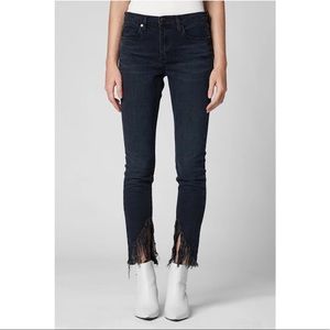 NEW Blank NYC The Bond Vixen Fringe Ankle Jeans Women’s Size 26